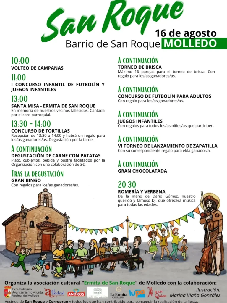 Fiestas de San Roque Molledo 2025