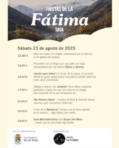 Fiestas de la Fátima Saja 2025