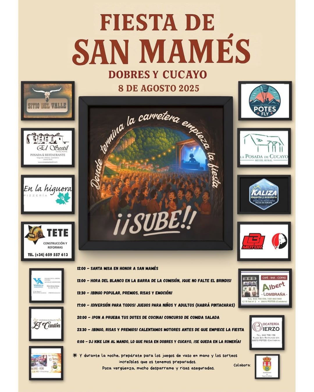 Fiestas de San Mamés Dobres y Cucayo 2025