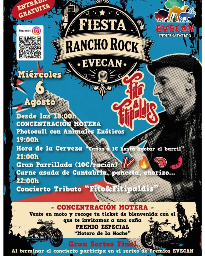 Fiesta Rancho Rock 6 Agosto