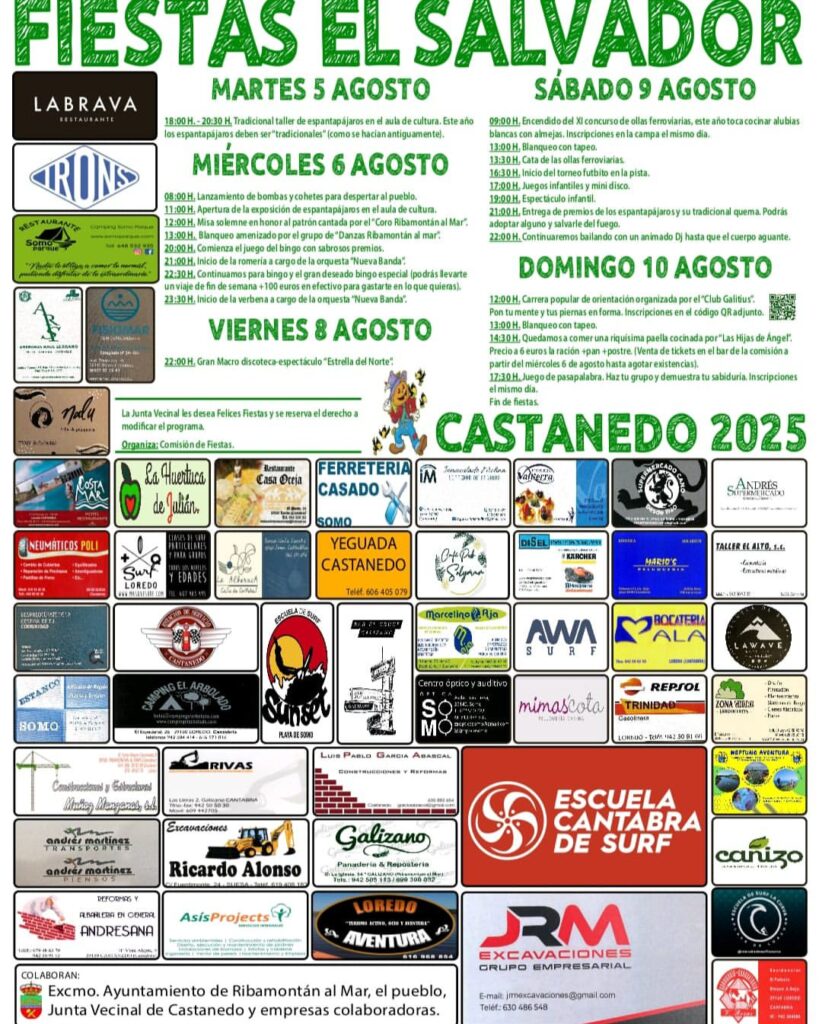 Fiestas el Salvador Castanedo 2025