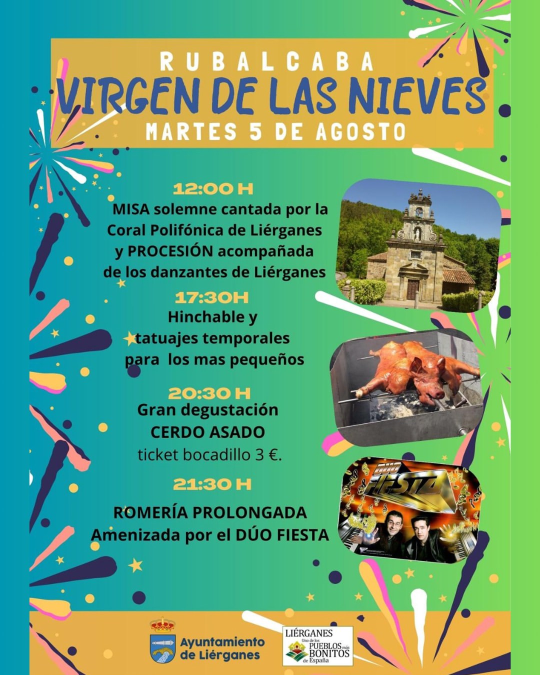 Virgen de las Nieves Rubalcaba 2025