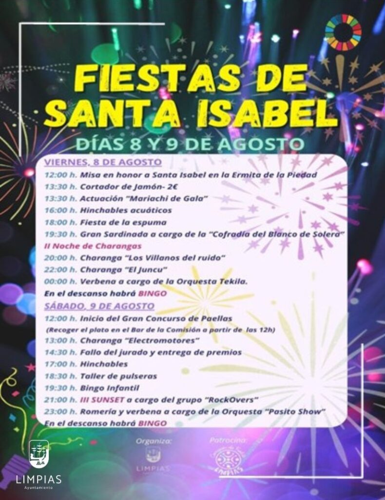 Fiestas de Santa Isabel Limpias 2025