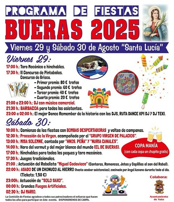 Fiestas Bueras 2025