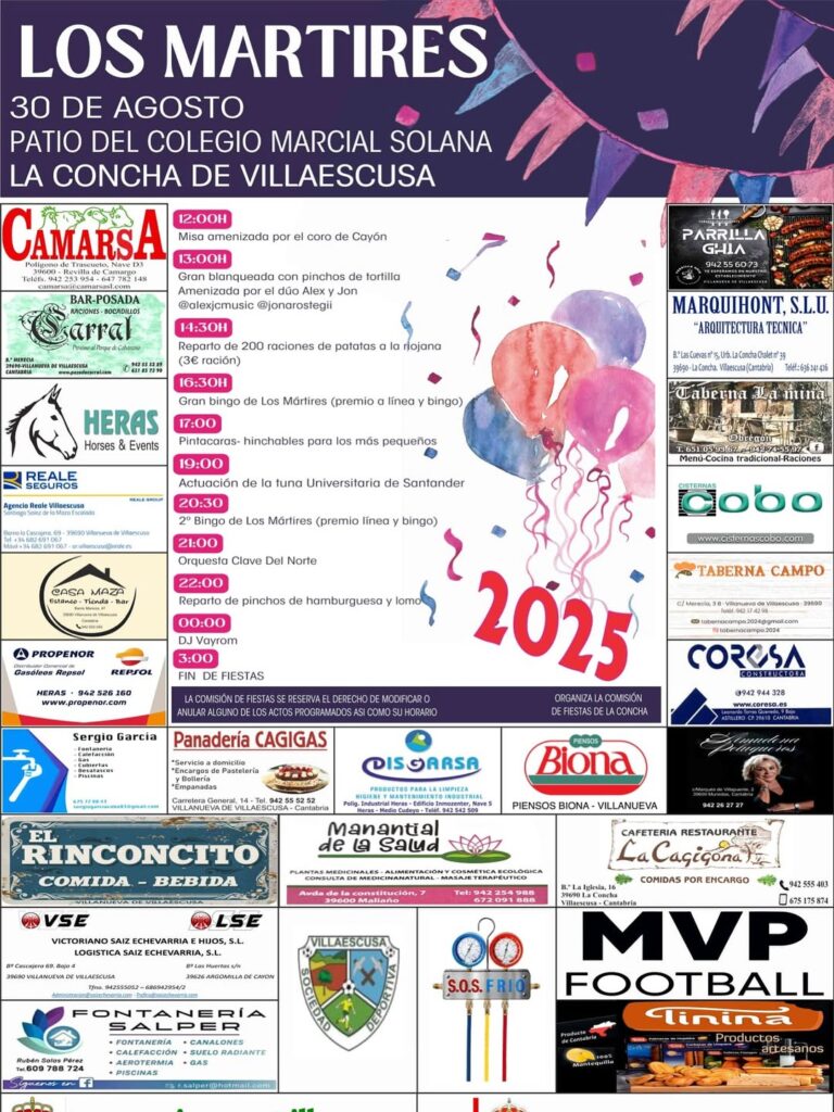 Los Mártires La Concha de Villaescusa 2025