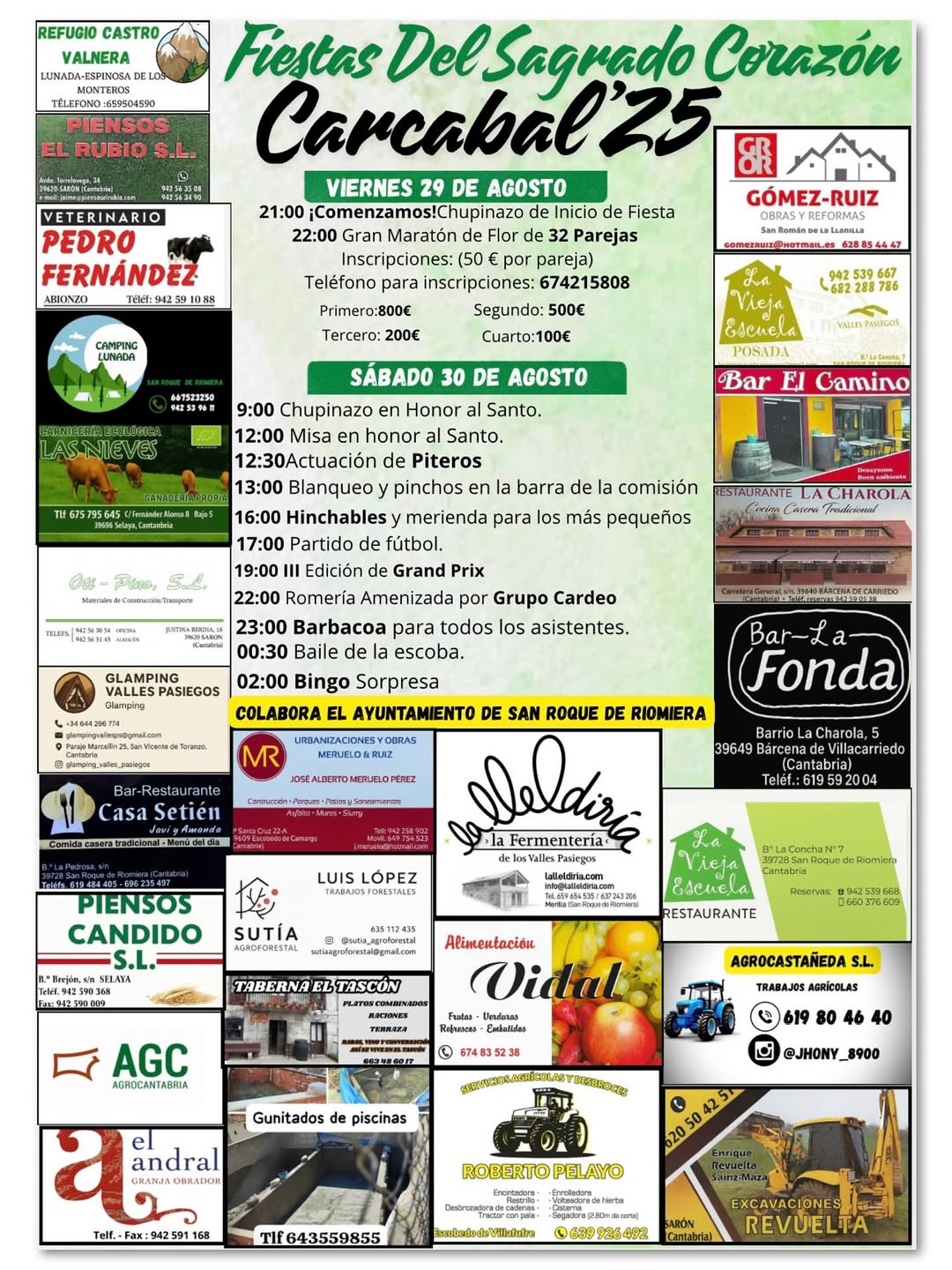 Fiestas del Sagrado Corazón Carcabal 2025