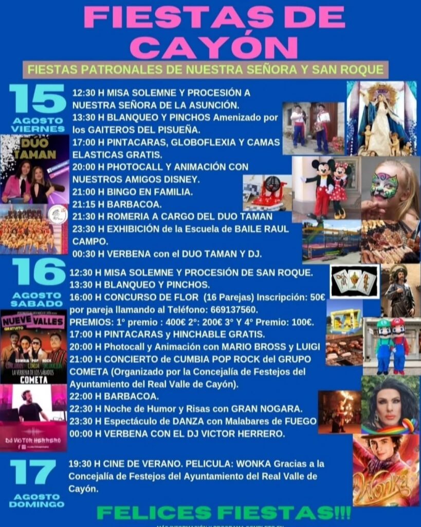Fiestas de Cayón 2025