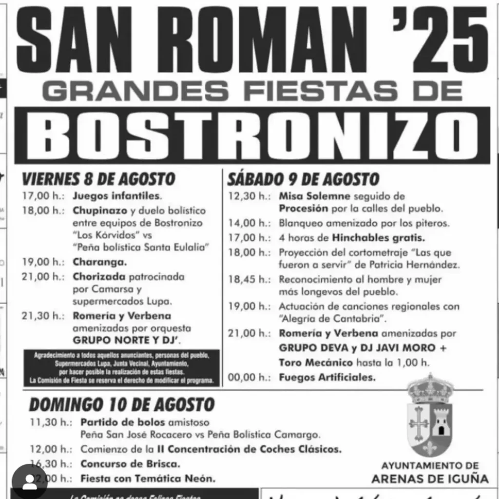 Grandes Fiestas de Bostronizo 2025
