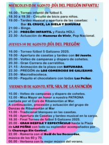 Fiestas de Galizano 2025