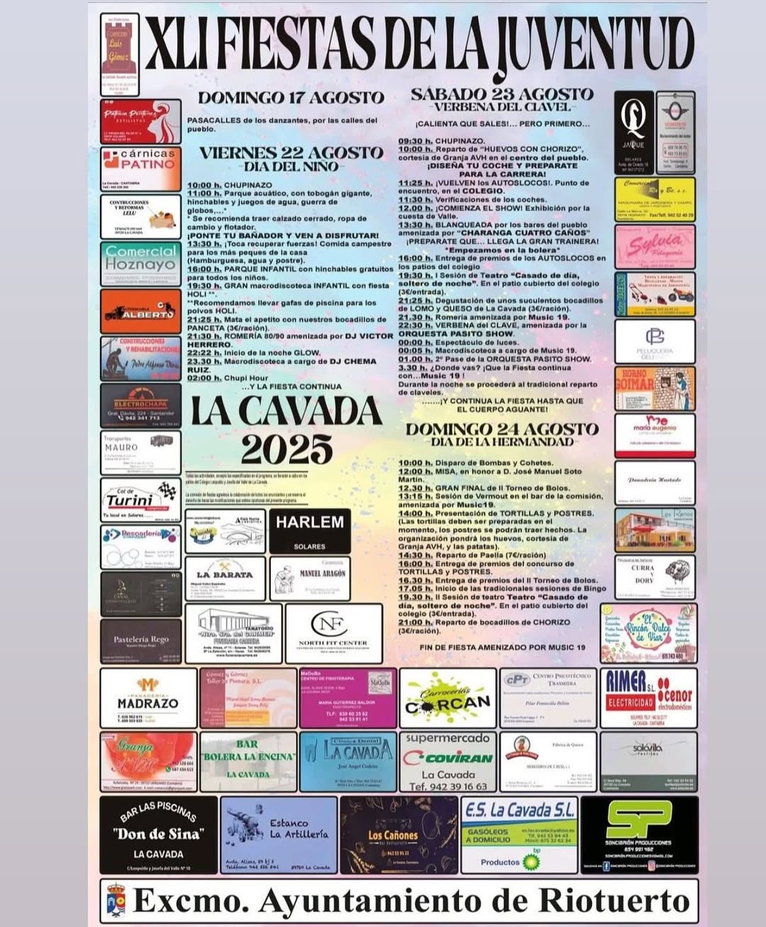 Fiestas de la juventud La Cavada 2025