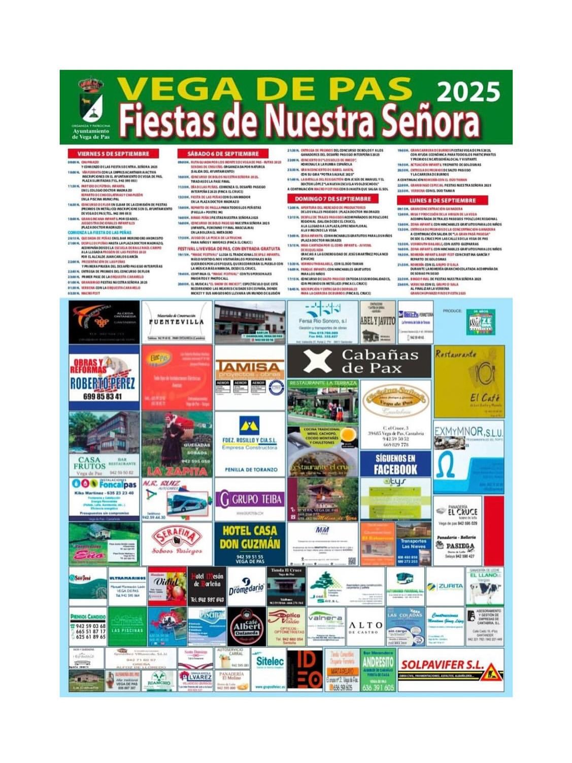 Fiestas de Nuestra Señora Vega de Pas 2025