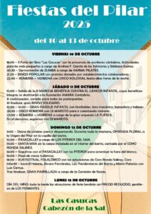 Fiestas del Pilar las Casucas Cabezón de la Sal 2025