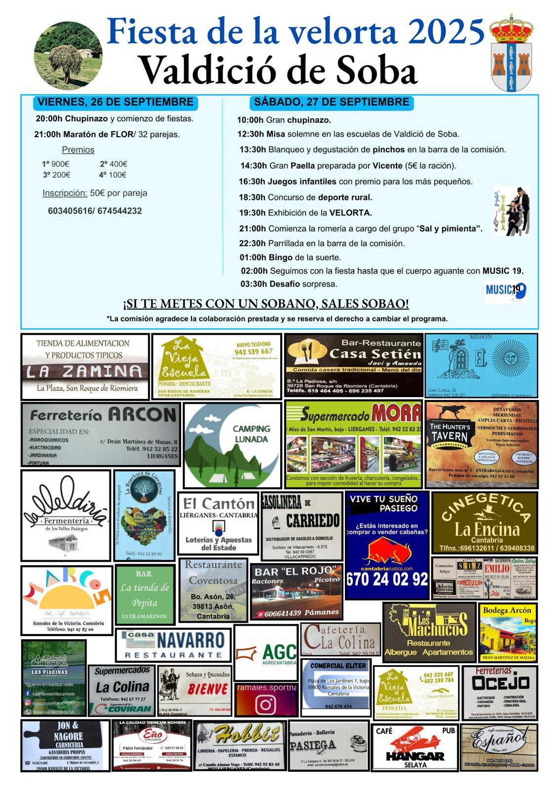 Fiesta de la Velorta Valdició de Soba 2025