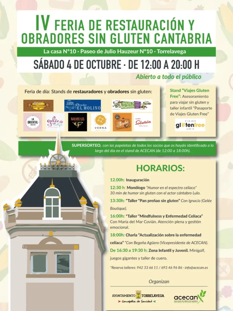 IV Feria de Restauración y Obradores Sin Gluten Cantabria