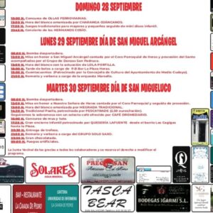 Fiestas de San Miguel Heras 2025
