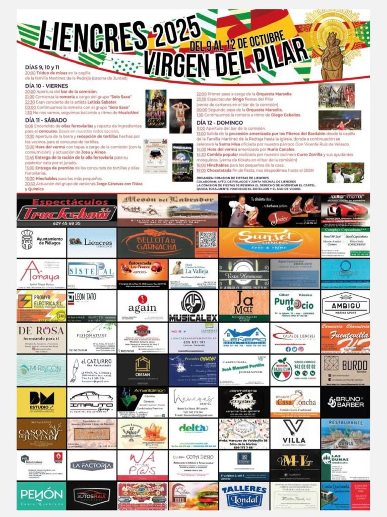 Fiesta Virgen del Pilar en Liencres 2025