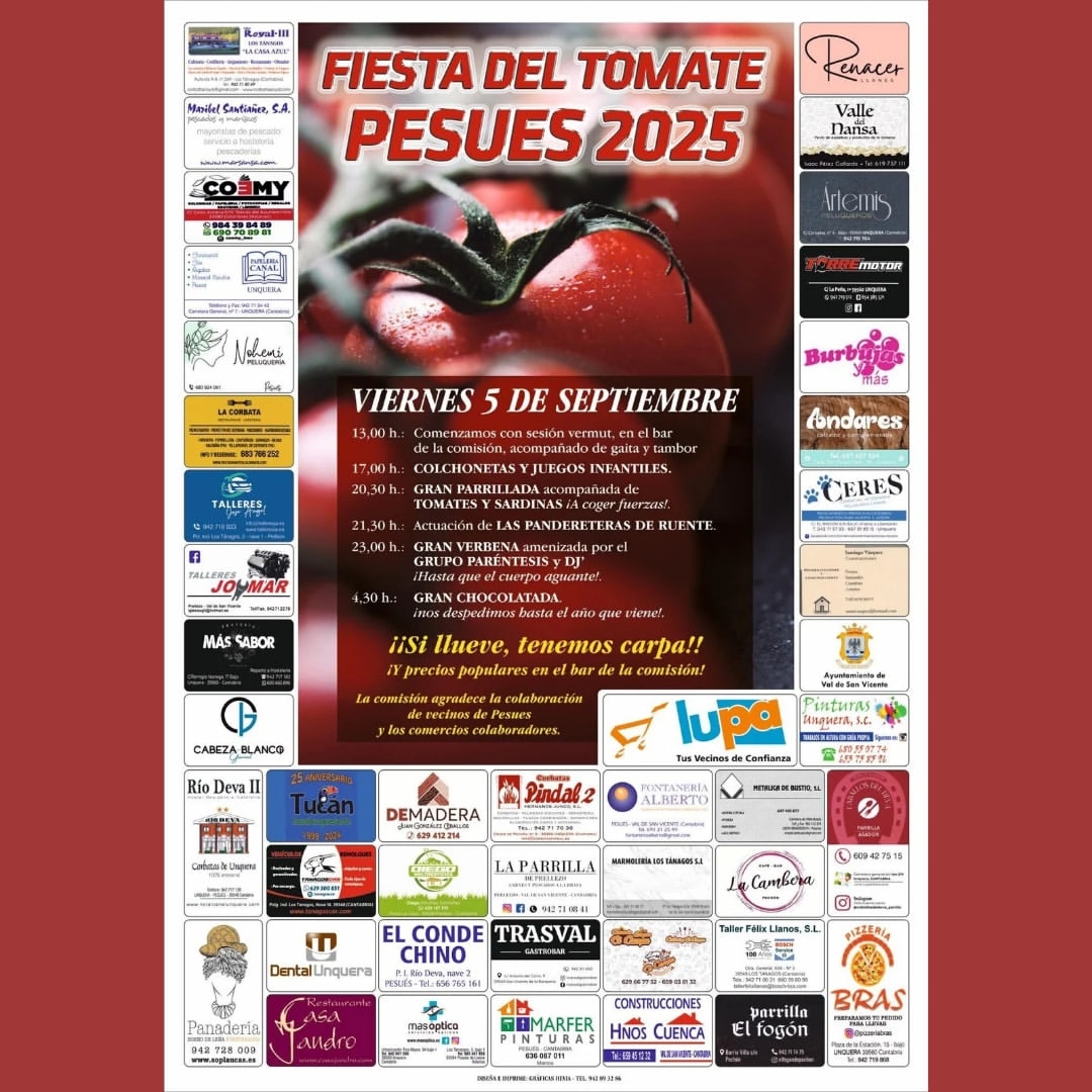 Fiestas del Tomate Pesues 2025