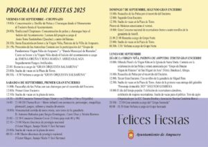 Fiestas Patronales Virgen Niña Ampuero 2025