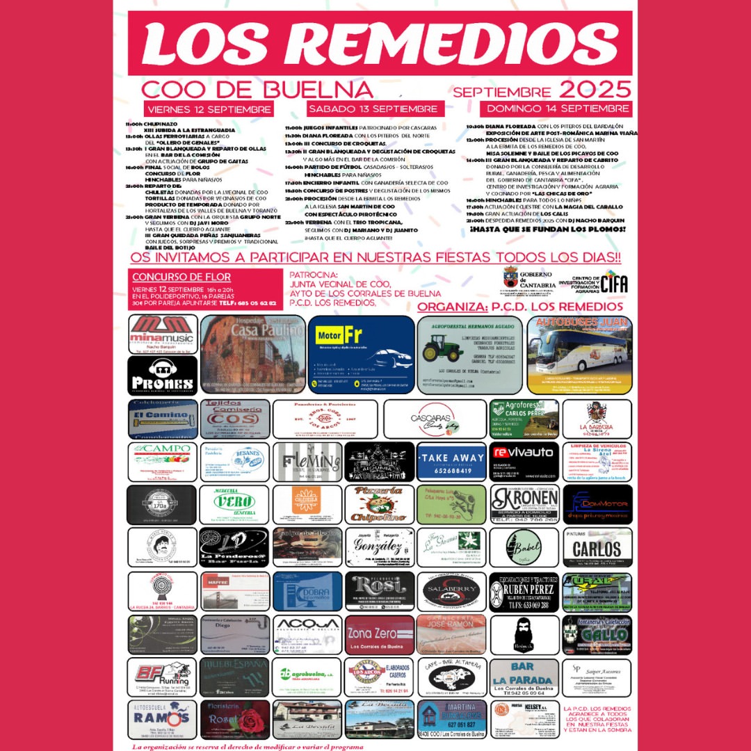 Los Remedios Coo de Buelna 2025