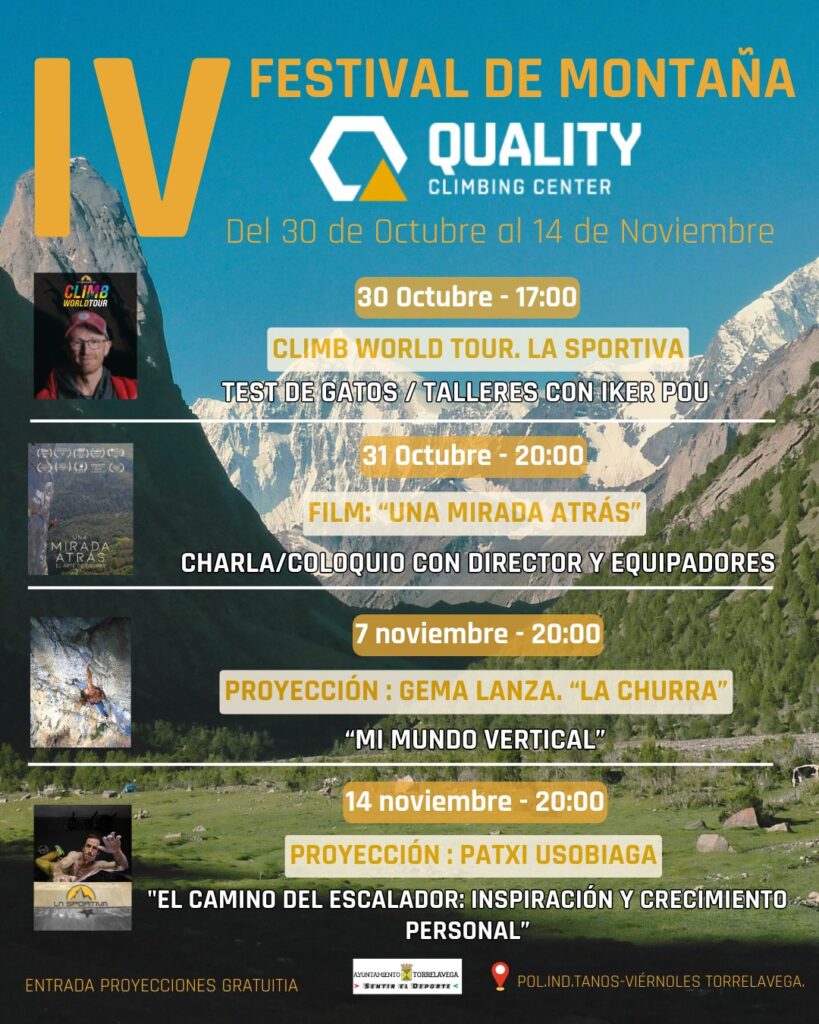 IV FESTIVAL DE MONTAÑA – QUALITY CLIMBING CENTER