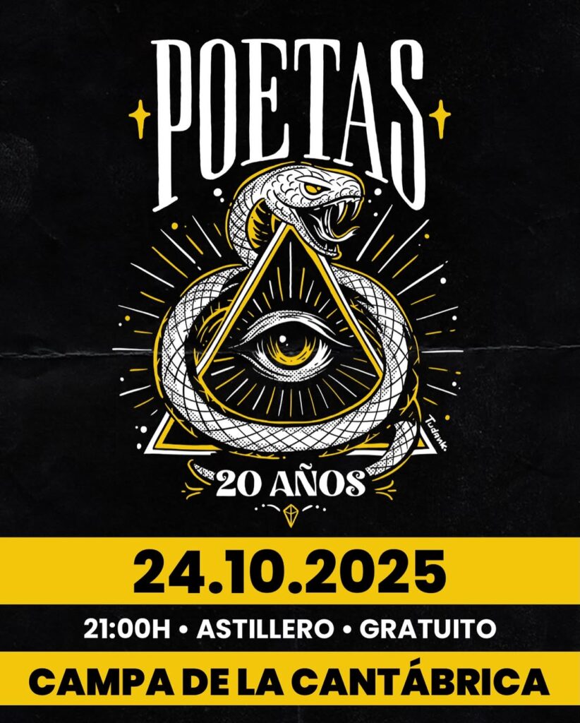 Concierto Poetas 20 Años 2025