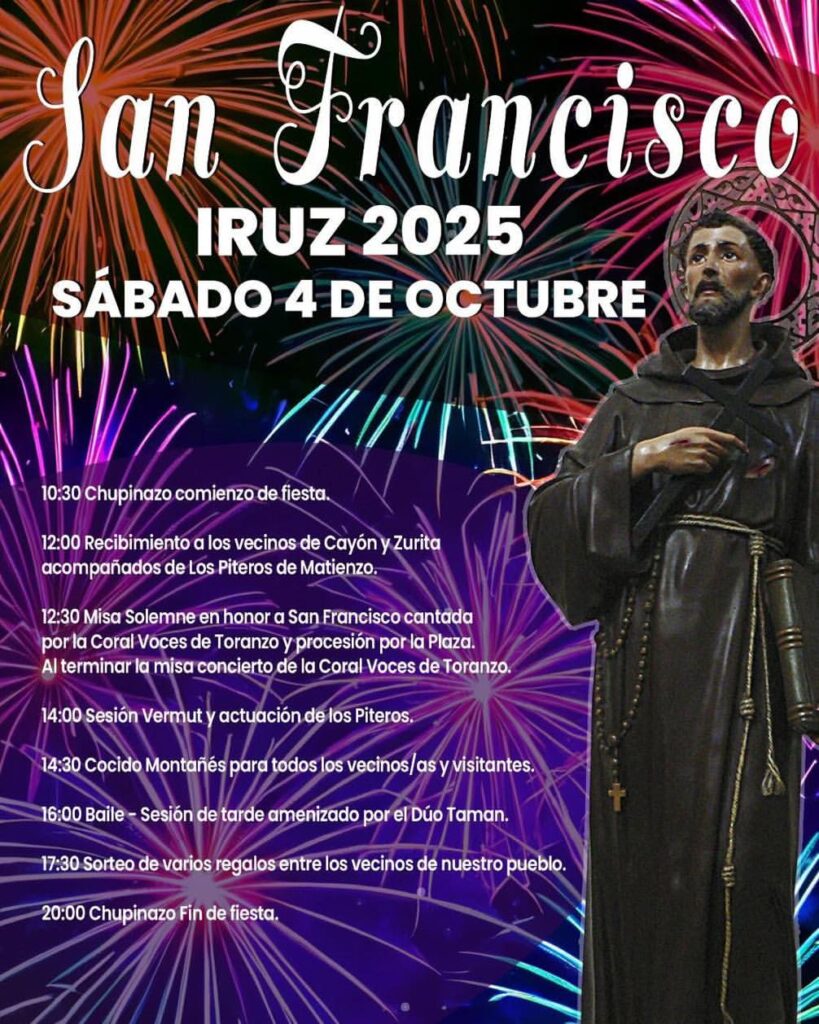 Fiestas de San Francisco de Iruz 2025