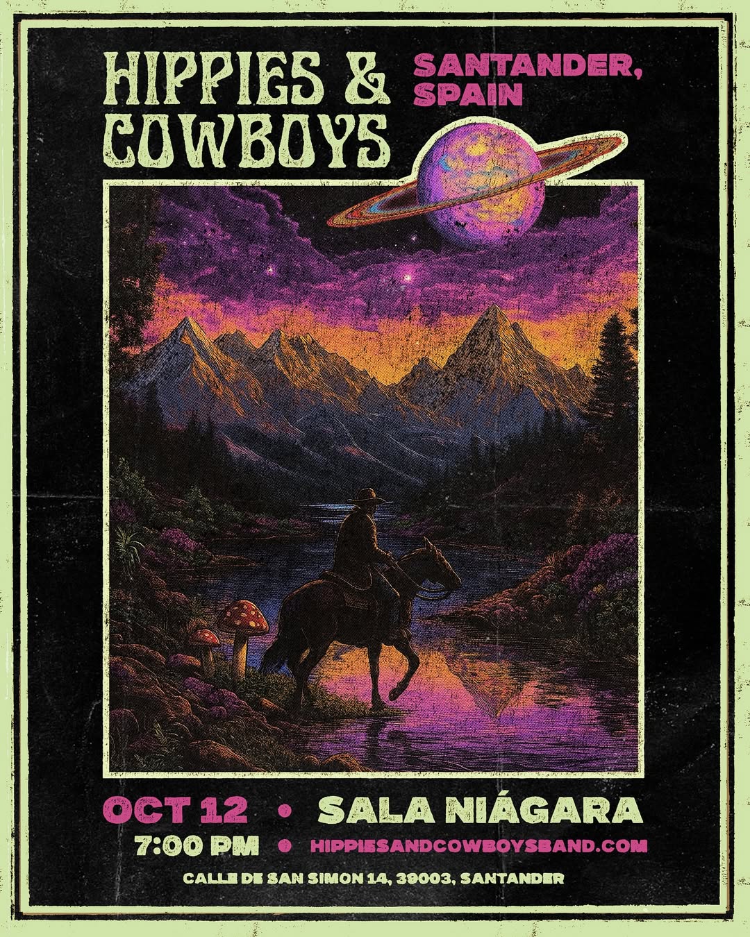 Concierto Hippies  Cowboys Santander 2025