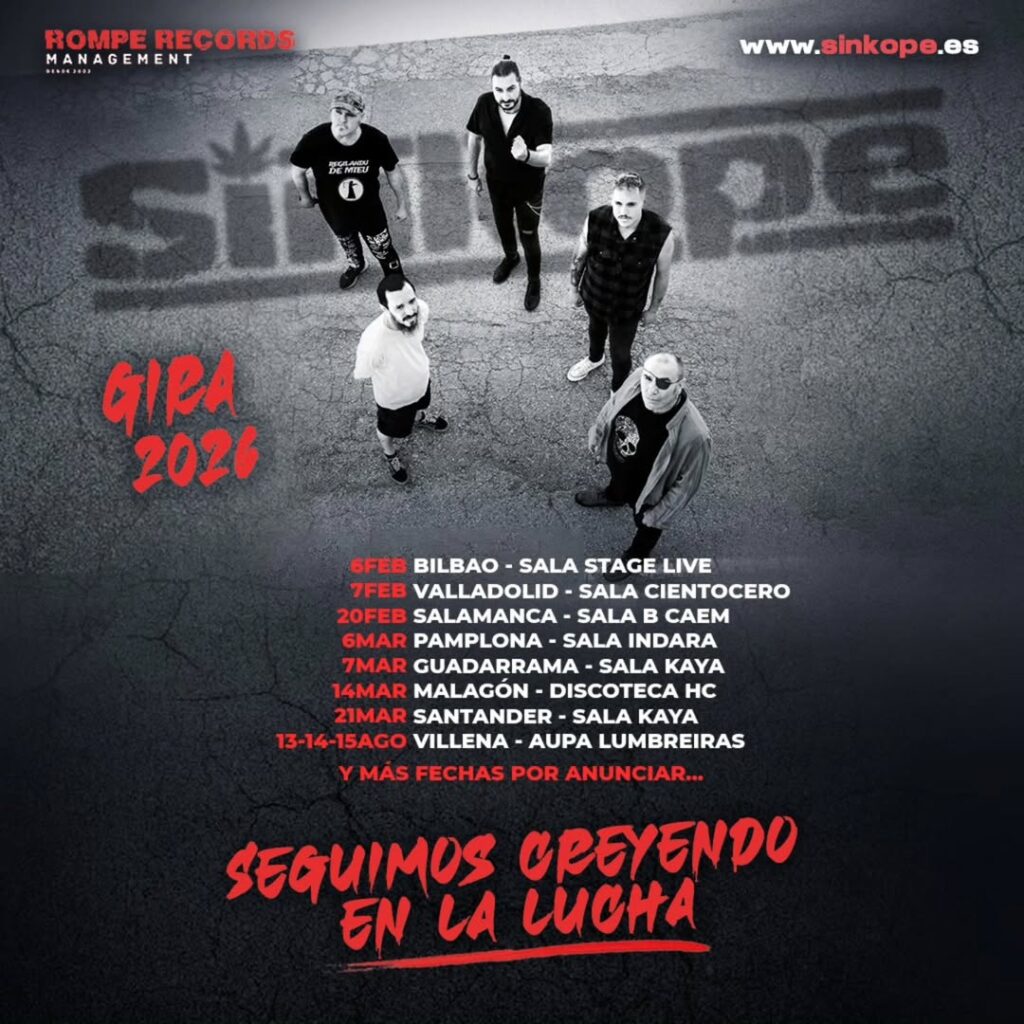 Concierto Sinkope Santander 2026