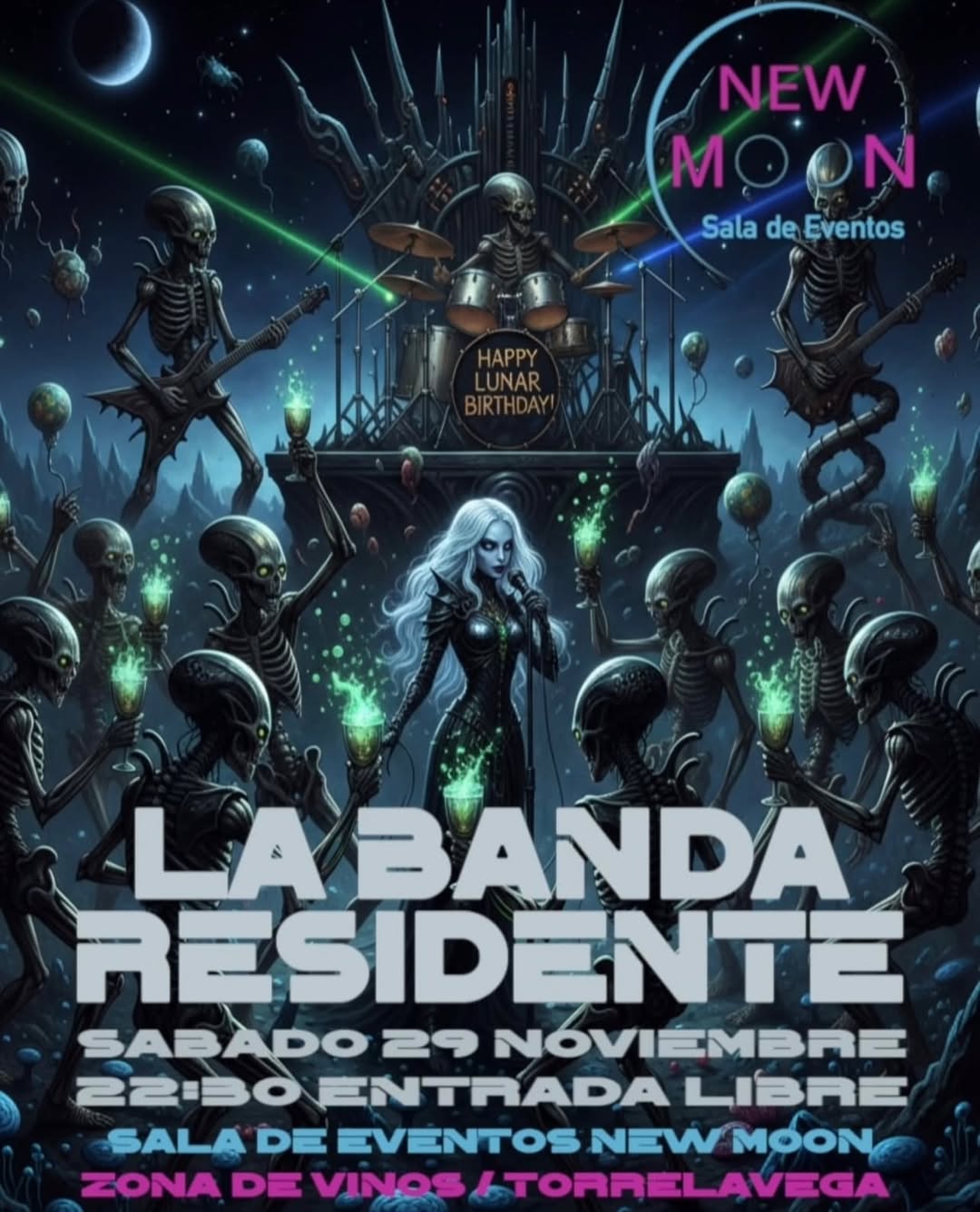 Concierto La Banda Residente New Moon Disco