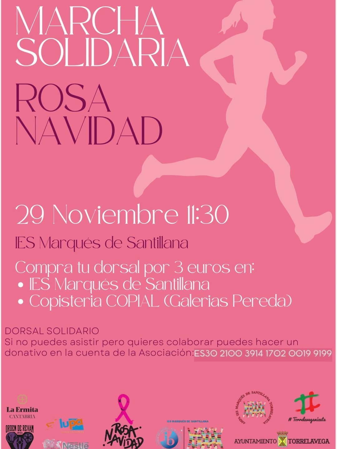 Marcha Solidaria Rosa Navidad 2025