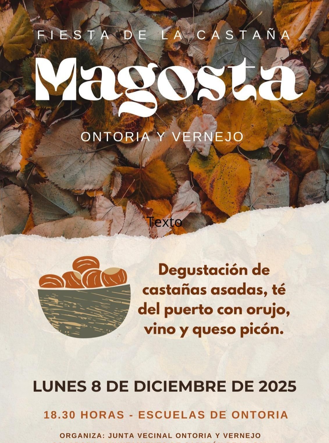 Fiesta de la Castaña Magosta Ontoria y Vermejo 2025