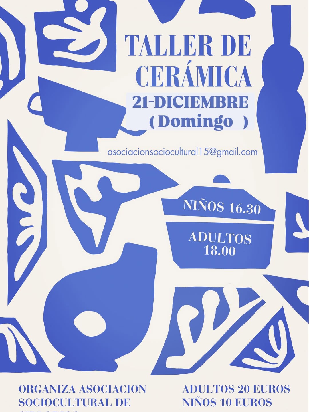 Taller de Cerámica Artística en Cruz Roja