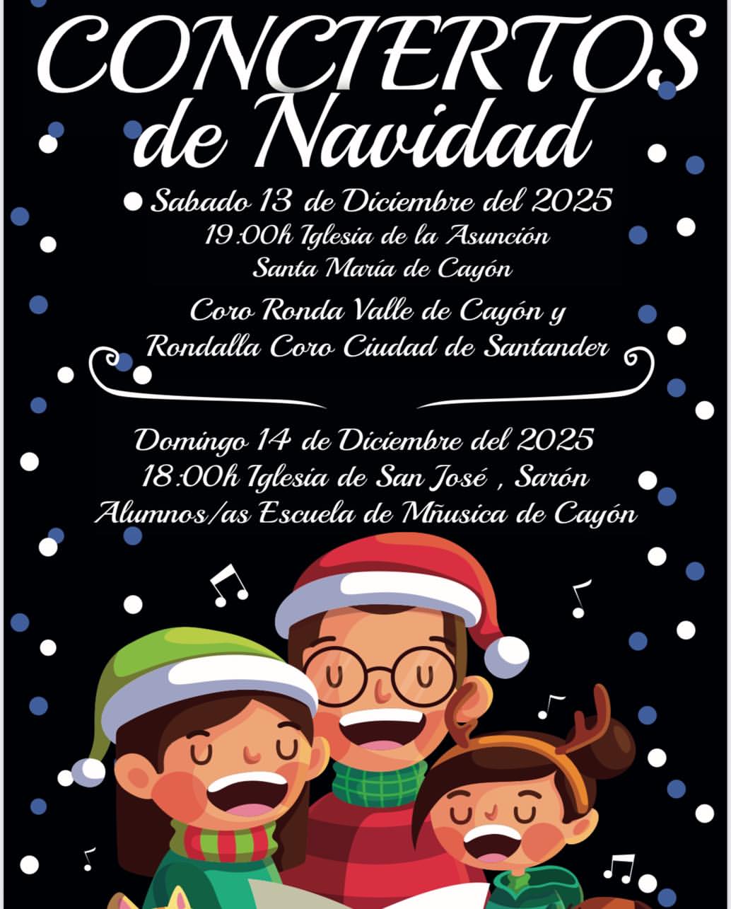 Conciertos de Navidad Cayón 2025