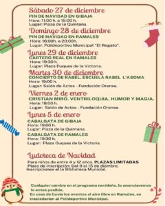 Programación Navidad Ramales 2025