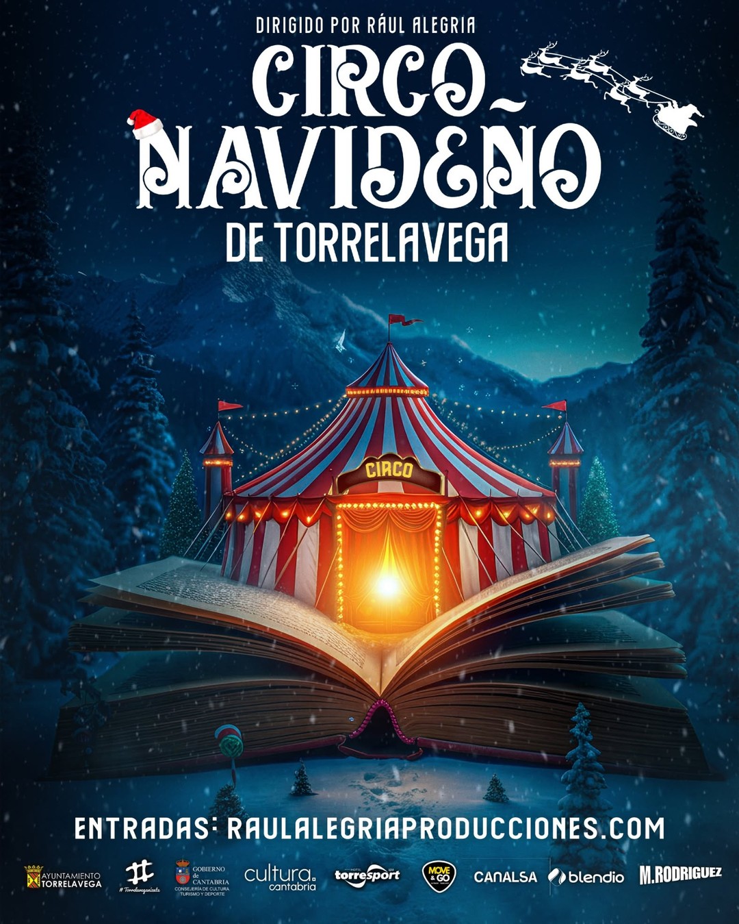 Circo Navideño de Raúl Alegría en Torrelavega – Espectáculo familiar 2025