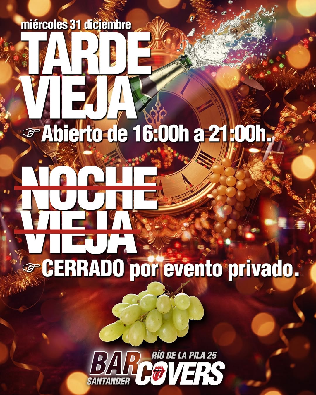 Tarde Vieja 2025 Bar Covers