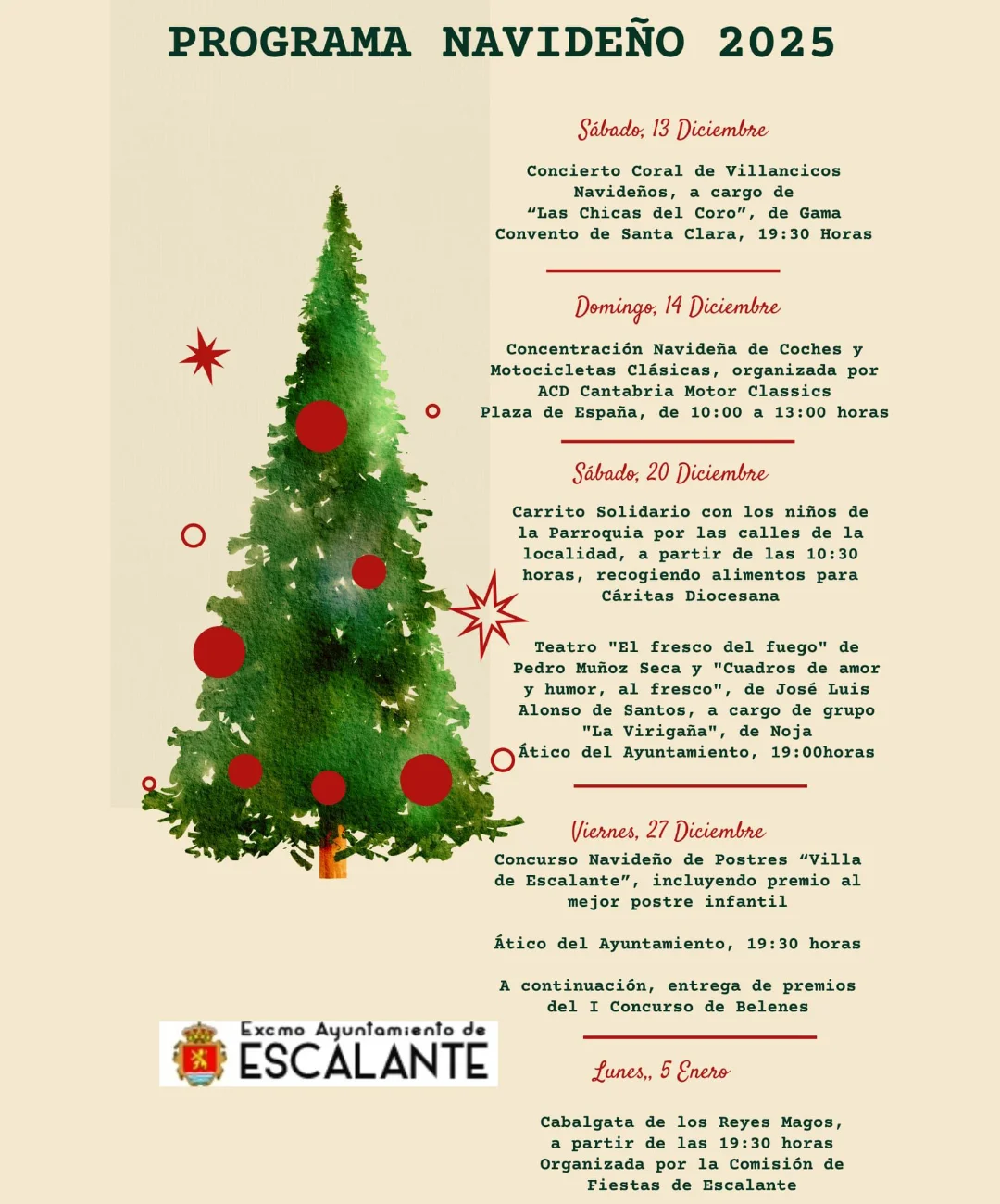 Programa Navideño Escalante 2025