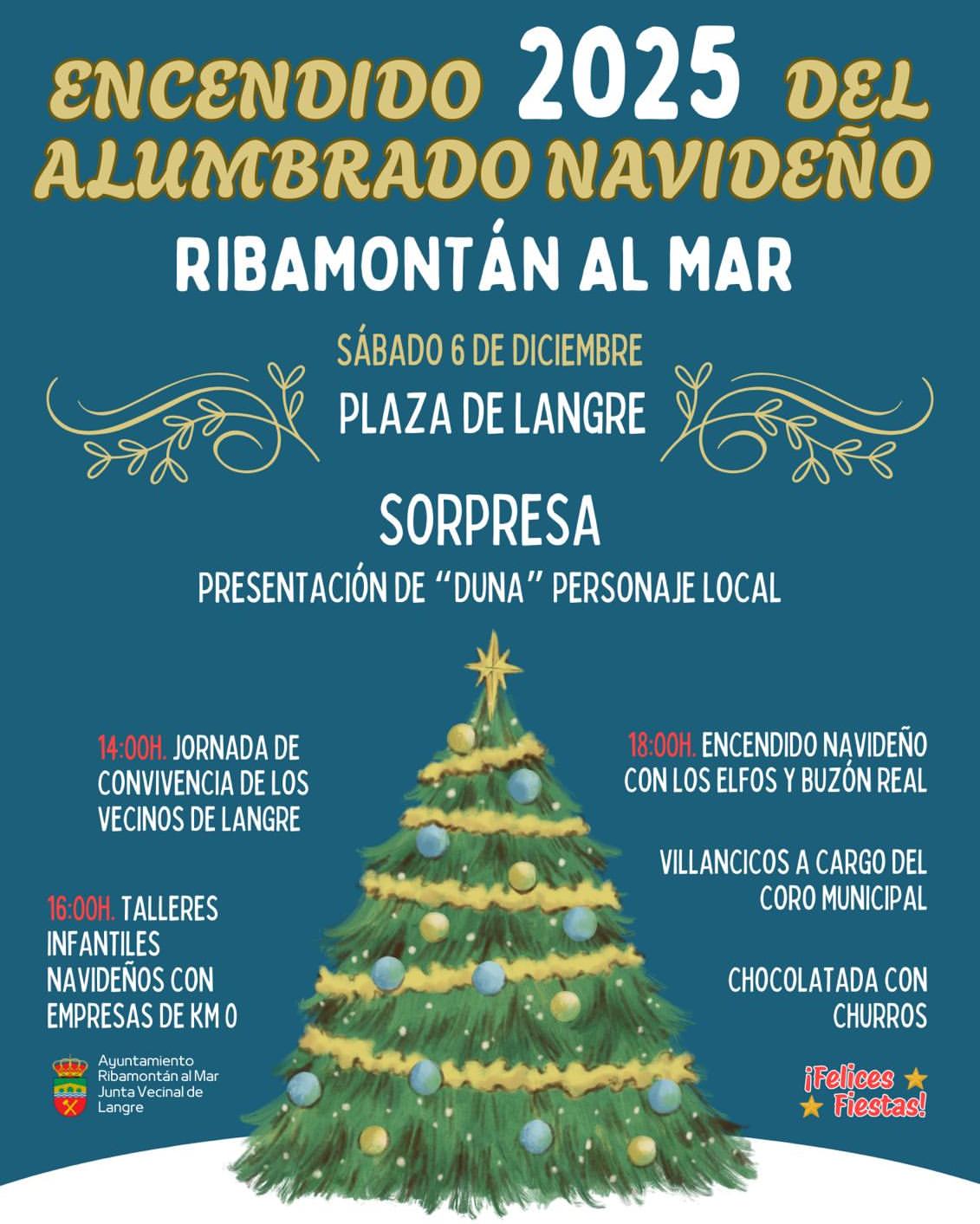 Encendido Alumbrado Navideño Ribamontán al Mar 2025