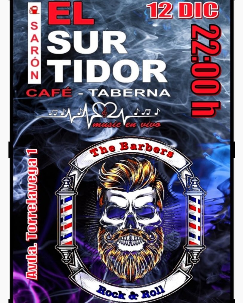 Concierto The Barbers El Surtidor 12 Diciembre