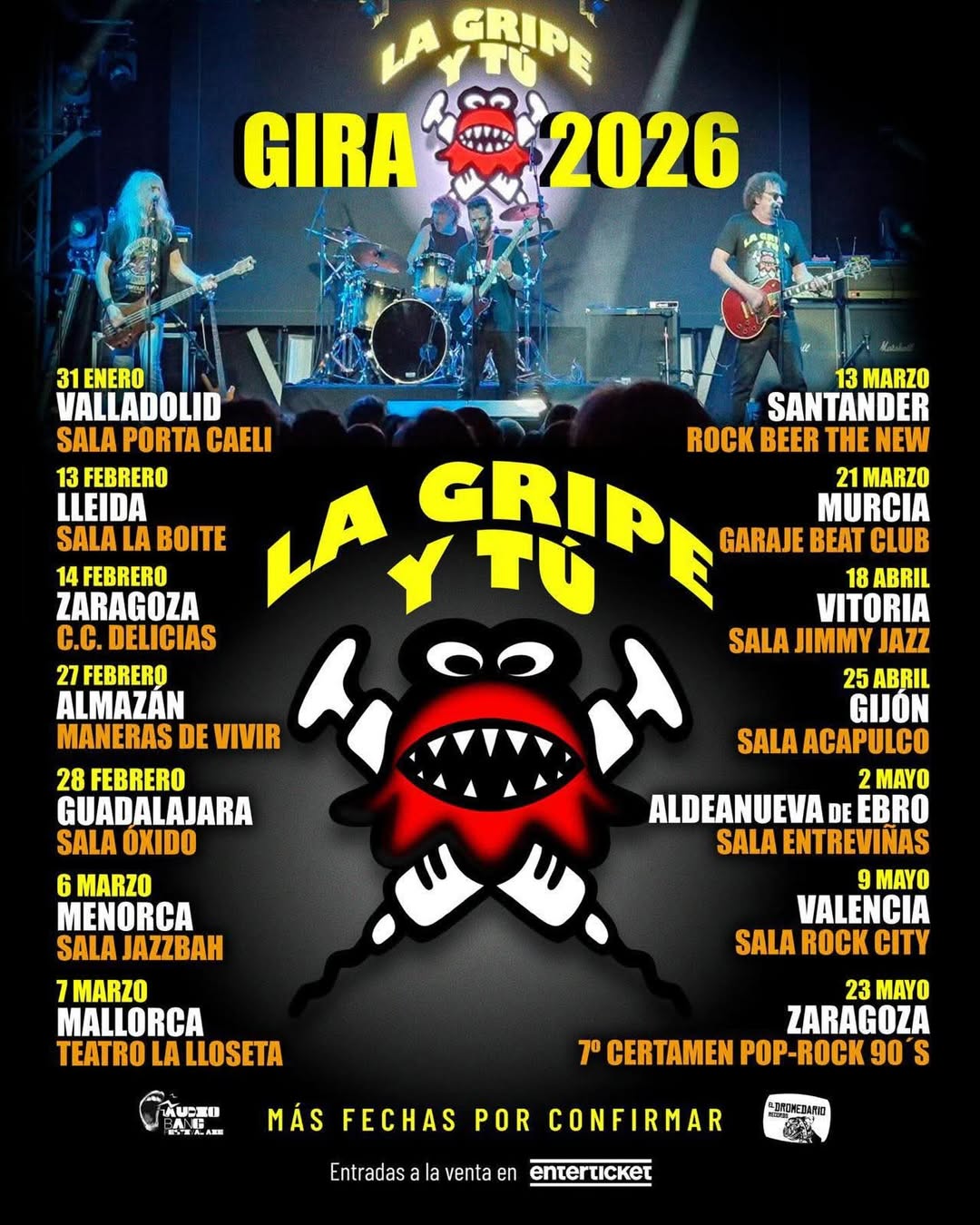 Concierto La Gripe y Tu Santander 2026