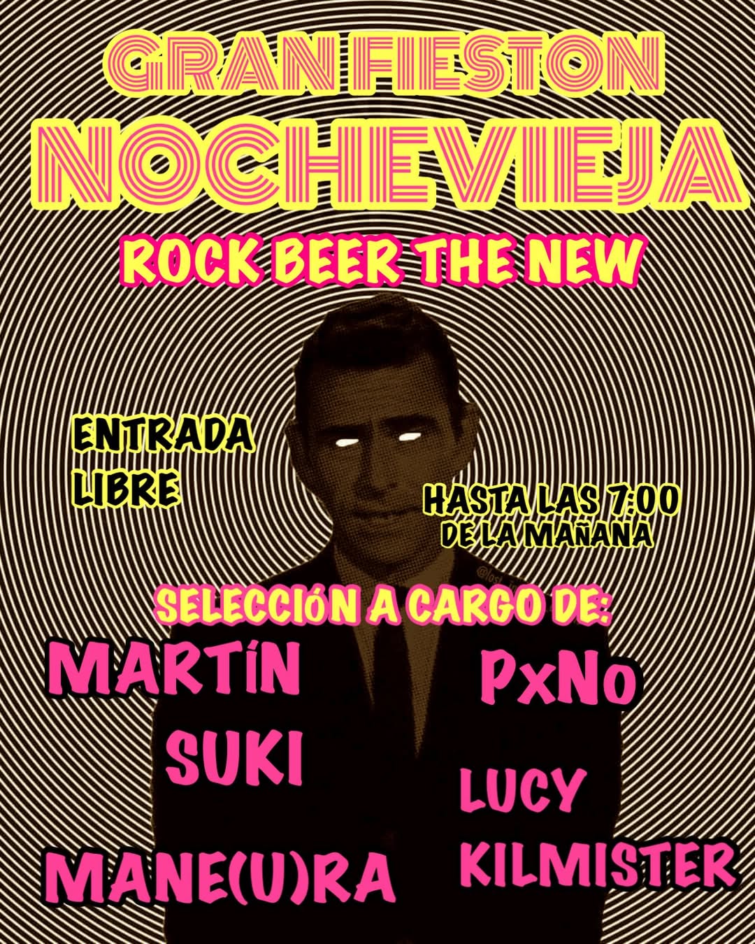 Gran Fiestón Nochevieja Rock Beer The New