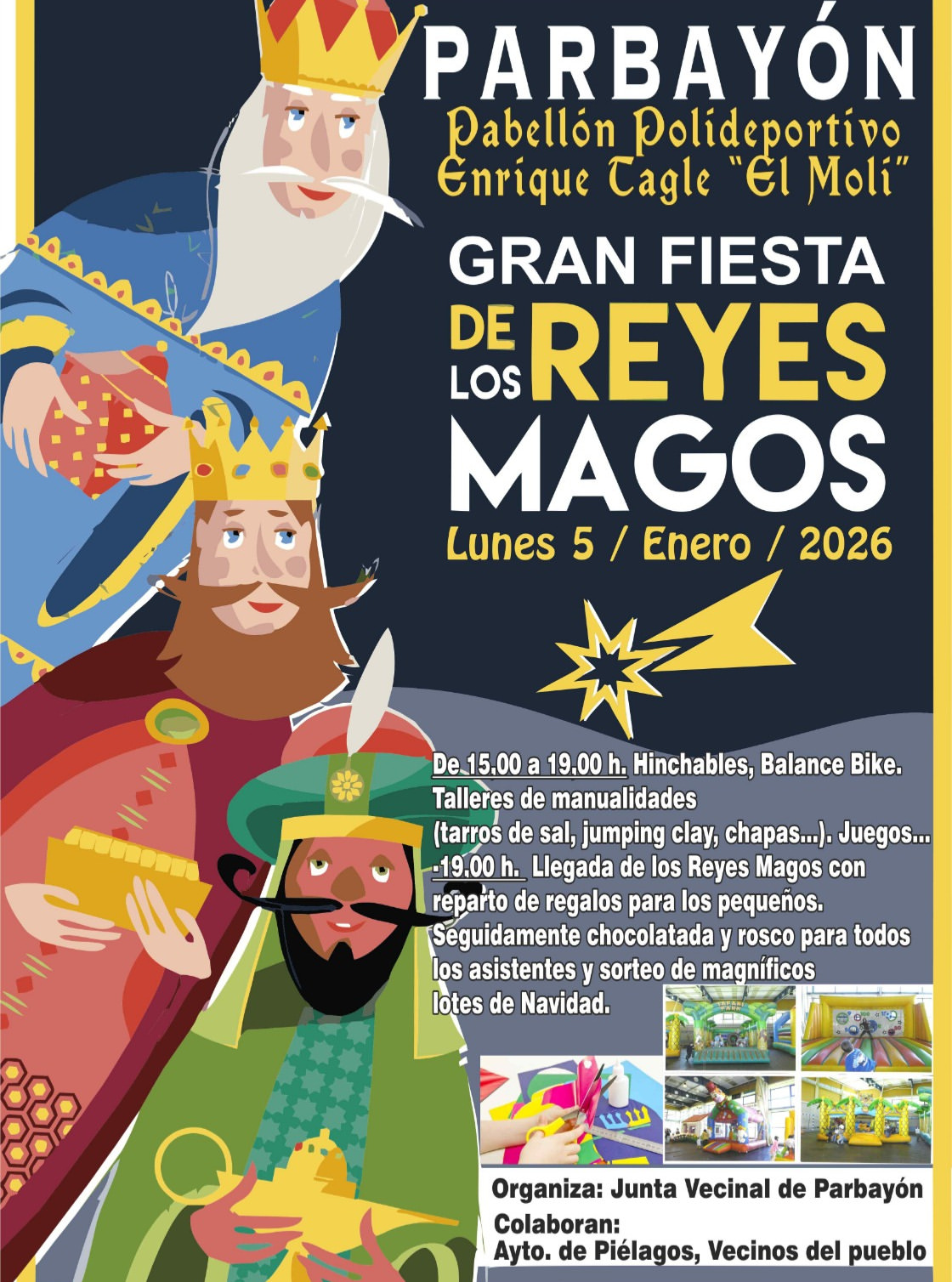Gran Fiesta Reyes Magos Parbayón 2026