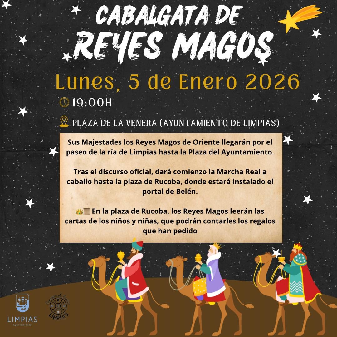 Cabalgata Reyes Magos Limpias 2026