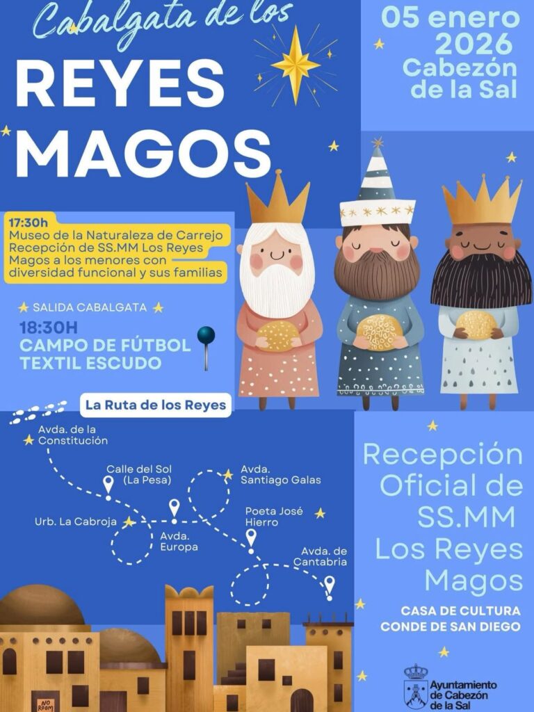 Cabalgata Reyes Magos Cabezón de la Sal 2026