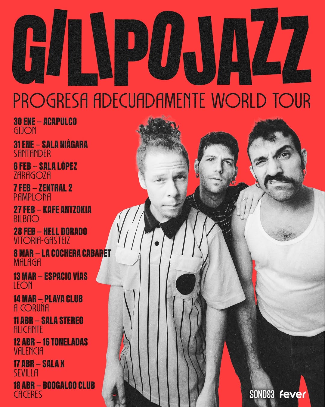 Concierto Gilipojazz Sala Niágara Santander 2026