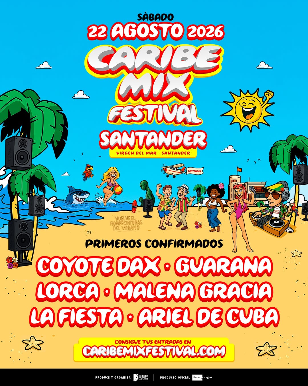 Caribe Mix Festival Santander 2026 | Artistas confirmados y entradas