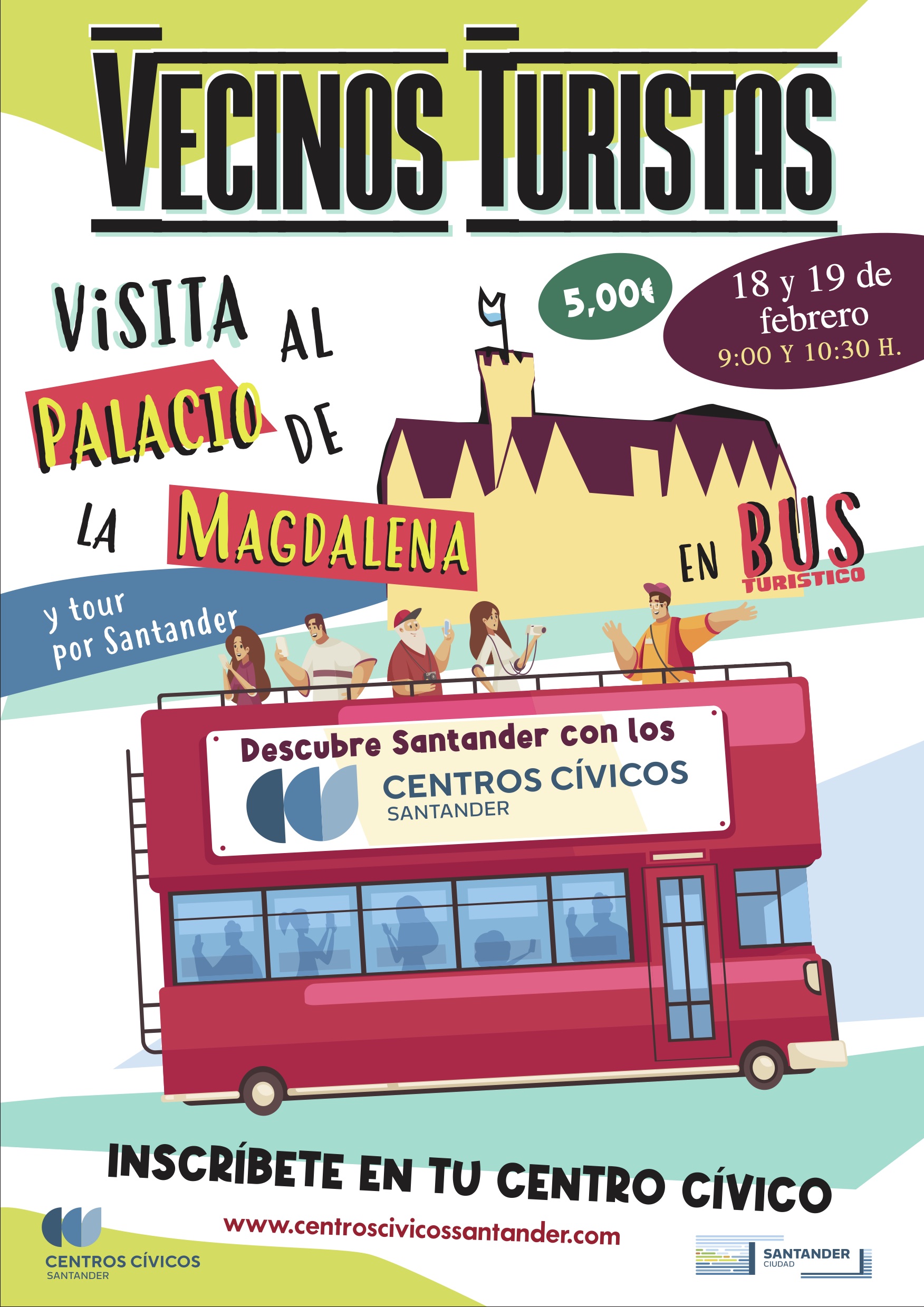 Visita al Palacio de la Magdalena con Centros Cívicos