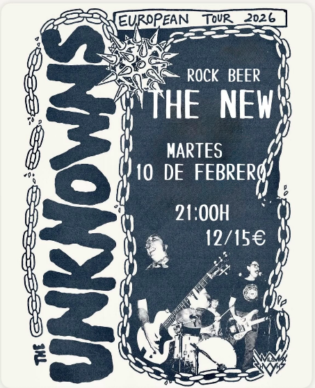 Concierto The Unknowns en Santander – 10/02/2026