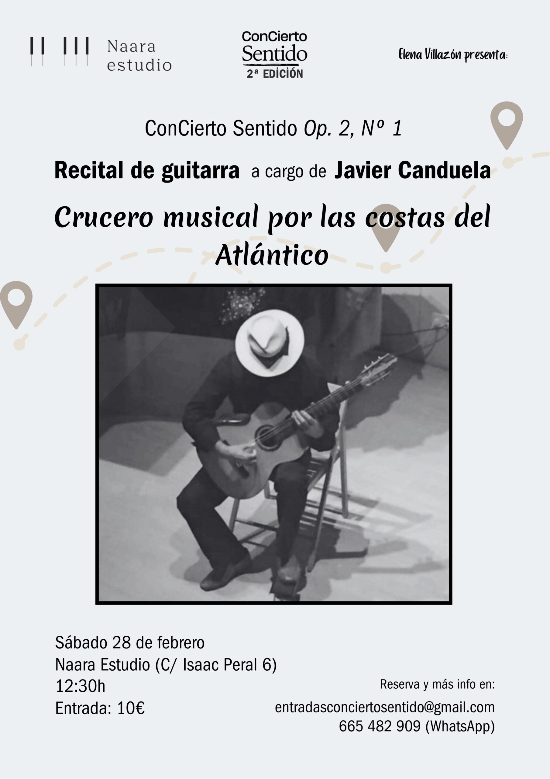 ConCierto Sentido: recital de guitarra de Javier Canduela