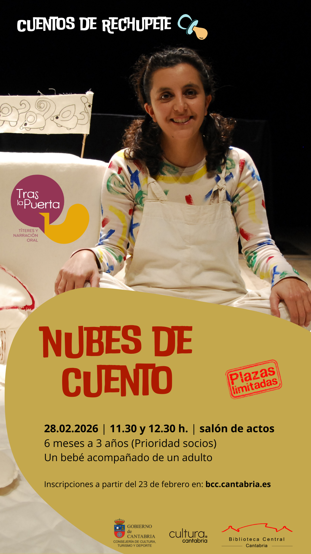 «Nubes de Cuento», espectáculo para bebés en Santander